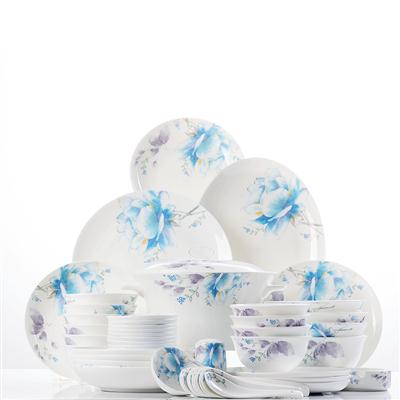 干老骚货视频48头聆听花开骨瓷礼品餐具套装